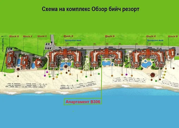 б306 в бийч на първа линия с перфектен изглед към плажа! *